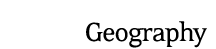 Department of Geography